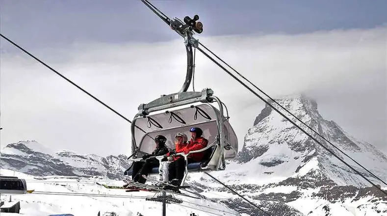How ski lifts work, chair ski lift