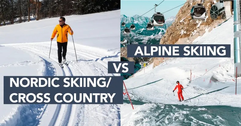 Nordic Skiing vs. Alpine Skiing