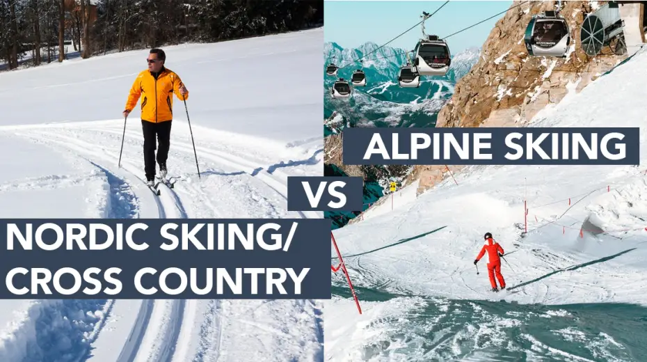 Nordic Skiing vs. Alpine Skiing